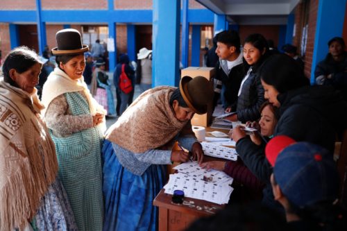 bolivia 101 indigenous voters