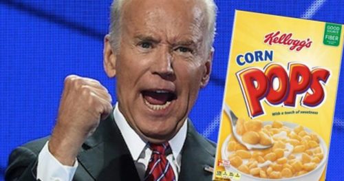Joe Biden Corn Pop most ridiculous campaign photo