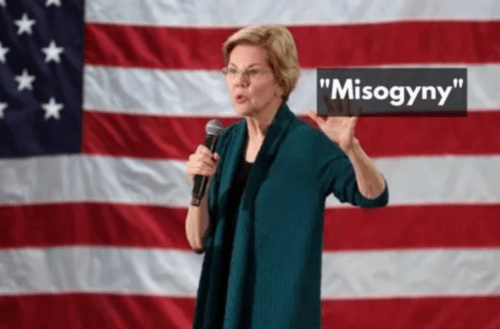 Misogyny Warren American flag