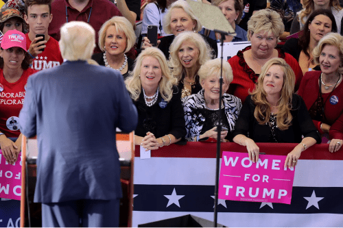 white women trump