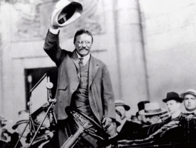 A photo of Theodore Roosevelt. Intended to represent a progressive organizer.